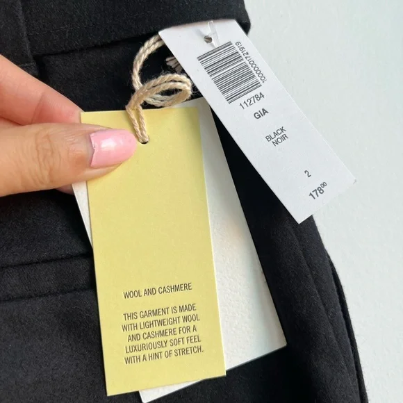 NWT✨ Aritzia Wilfred - Gia Pants (Black) - Picture 9 of 12